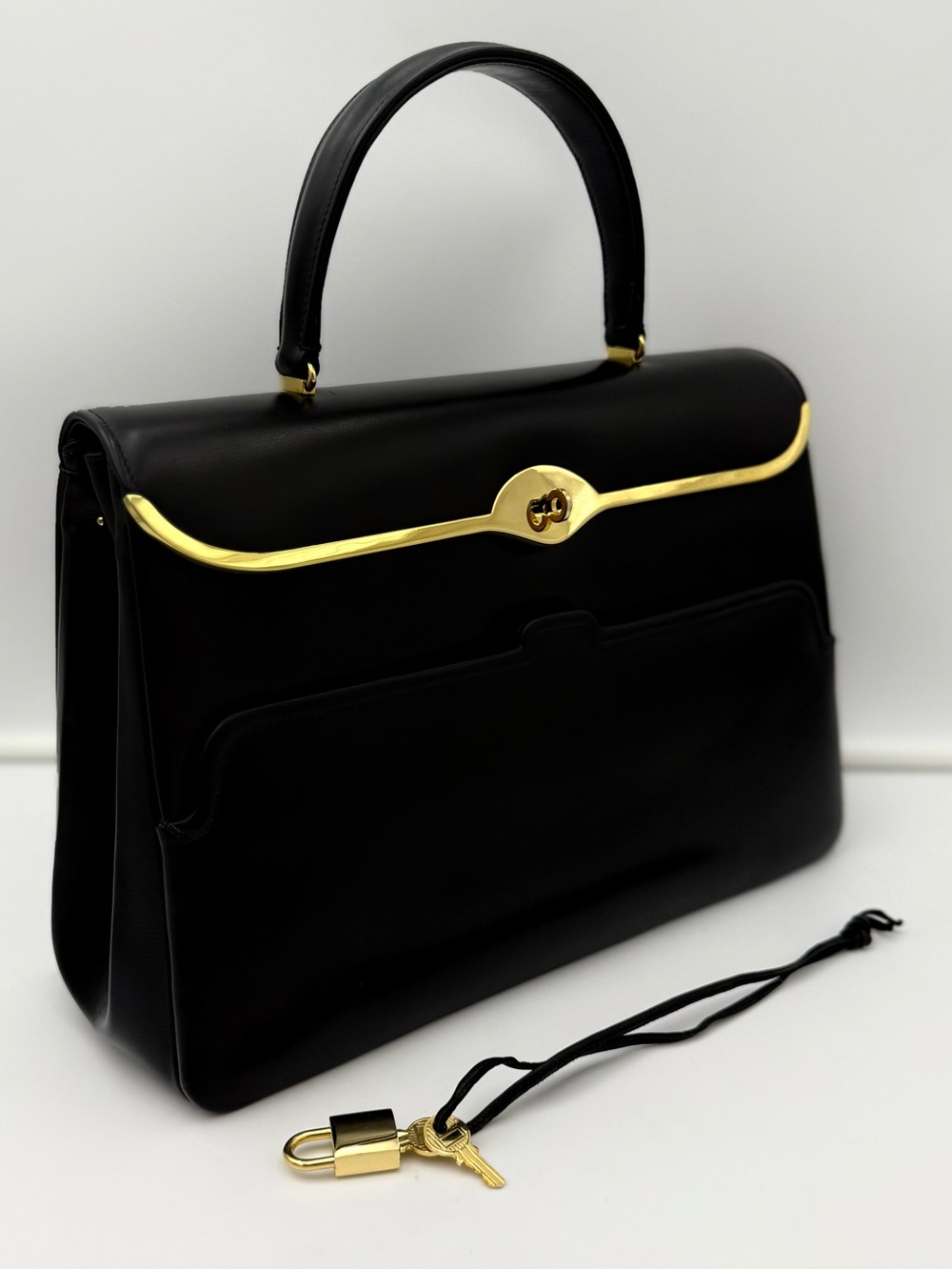 🐢MORABITO COUSU MAIN 1905 PARIS • 1950-70’s Vintage SCALA 33 Bag Made in FRANCE - Picture 4 of 16